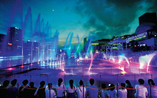 音樂噴泉設(shè)計(jì)公司能夠?yàn)槌鞘芯坝^帶來哪些增益